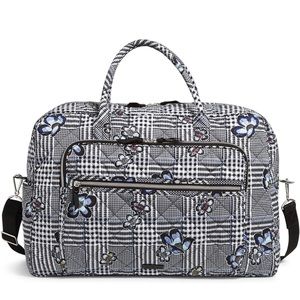 Vera Bradley Performance Twill Grand Weekender Travel Bag Bedford Plaid